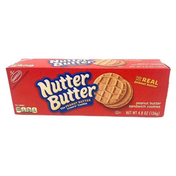 Nabisco Nutter Butter Peanut Butter Sandwich Cookies (12 x 136g)