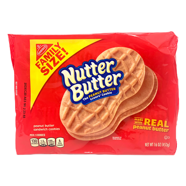 Nabisco Nutter Butter Peanut Butter Sandwich Cookies (12 x 453g)