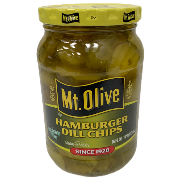 Mt. Olive Hamburger Dill Chips (12 x 473ml)