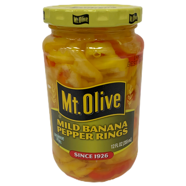 Mt. Olive Mild Banana Pepper Rings (6 x 355ml)