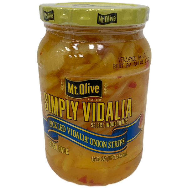 Mt. Olive Simply Vidalia Onion Strips (6 x 473ml)