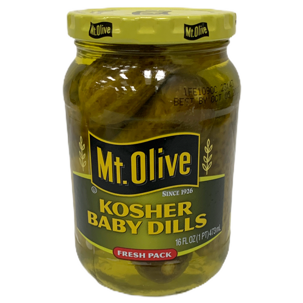 Mt. Olive Kosher Baby Dills (12 x 473ml)
