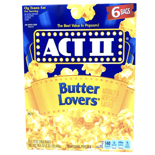 ACT 2 Butter Lovers Popcorn - 6 Bags