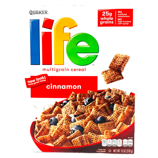 Quaker Cinnamon Life Multigrain Cereal (12 x 370g)