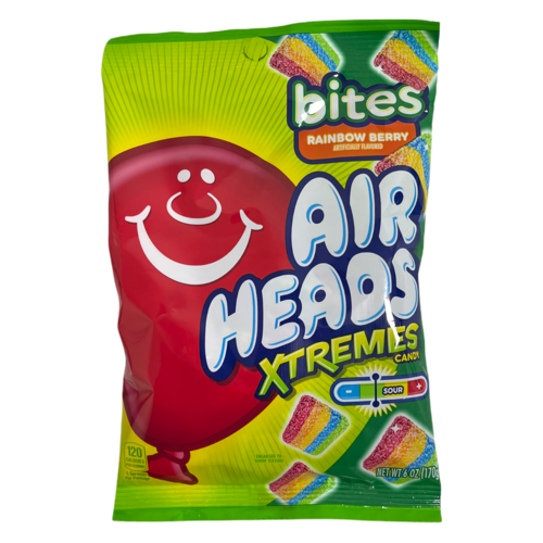 Airheads X-treme Bites Rainbow Berry Candy (12 x 170g)