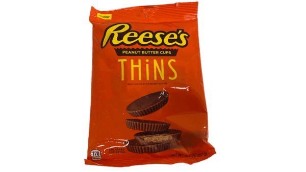 Reese's Milk Chocolate Peanut Butter Cups Thins Peg Bag