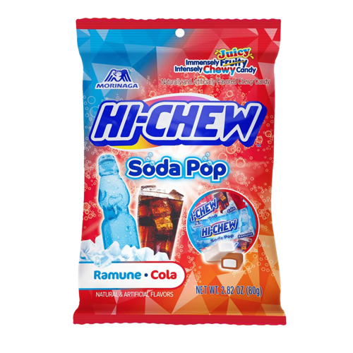 Hi-Chew Soda Pop Chewy Candy (6 x 80g)