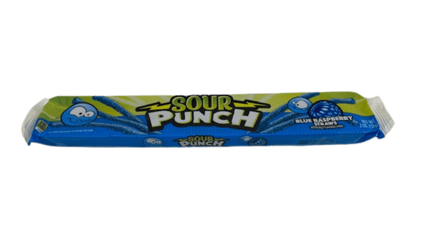 Sour Punch Blue Raspberry Straws