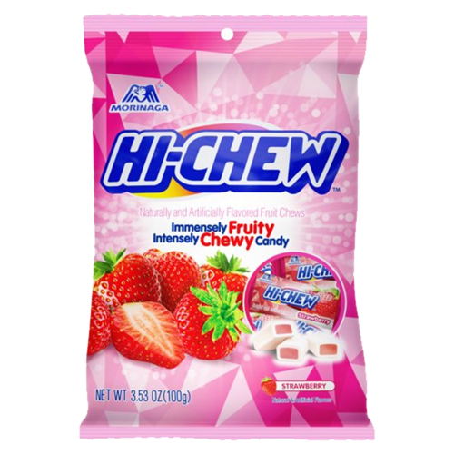 Morinaga Hi-Chew Strawberry Chewy Candy (6 x 100g)