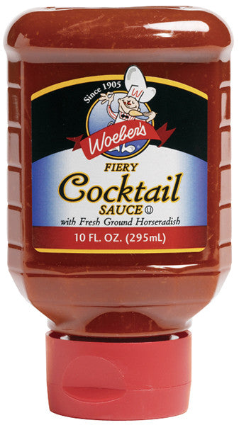 Woeber's Fiery Cocktails Sauce (6 x 295ml)BEST BEFORE 20/11/23 CLEARANCE