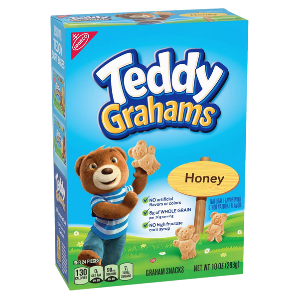 Nabisco Teddy Grahams Honey Graham Snacks (6 x 283g)