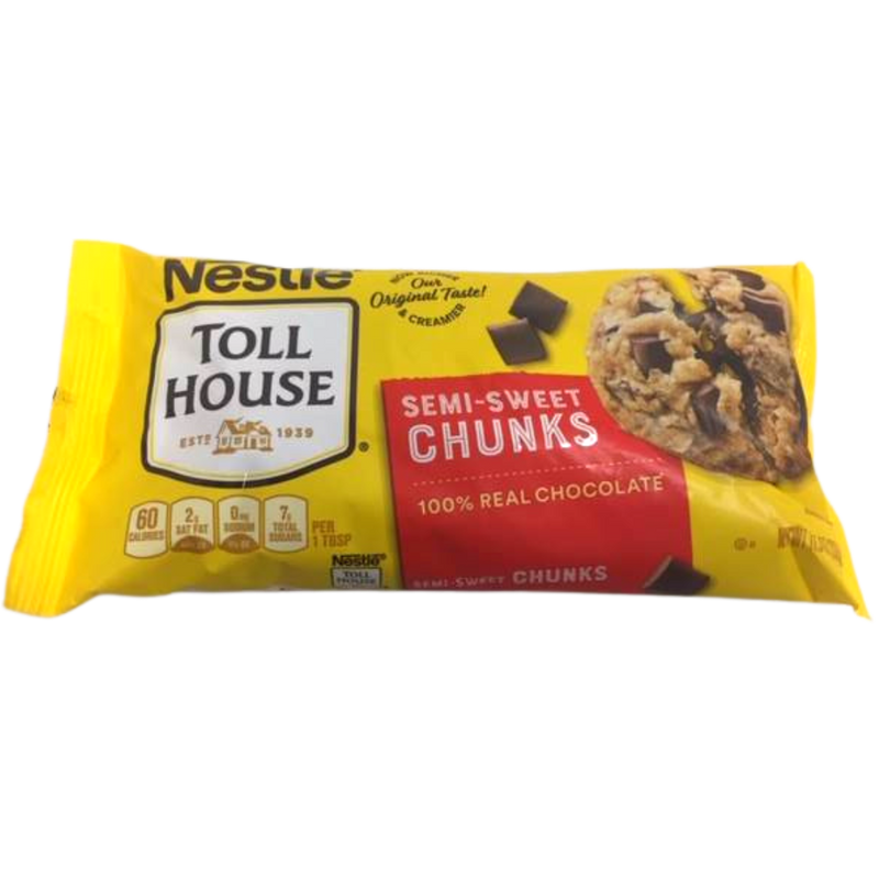 Nestle Toll House Semi Sweet Chocolate Chunks (24 x 326g)
