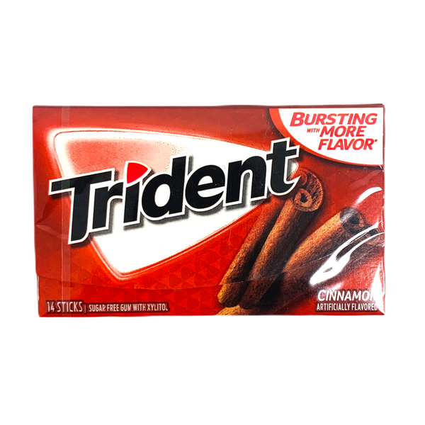 Trident Cinnamon Sugar Free Gum (12 x 14 pieces)