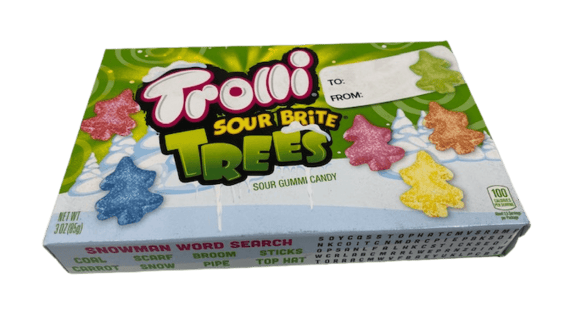 Trolli Sour Brite Trees Sour Gummi Candy Box 