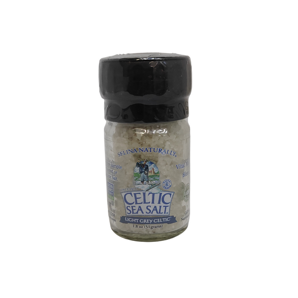 CELTIC SEA SALT®  LIGHT GREY (coarse salt)  Grinders (6 x 85g)