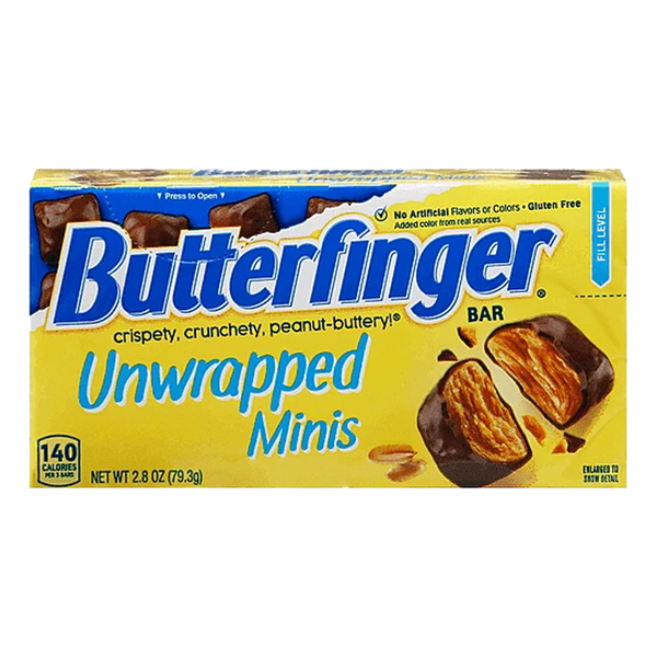 Nestle Butterfinger Unwrapped Minis Box (9 x 79g)