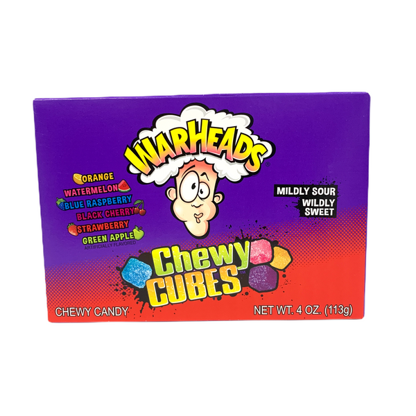 Warheads Chewy Cubes Candy Box (12 x 113g)