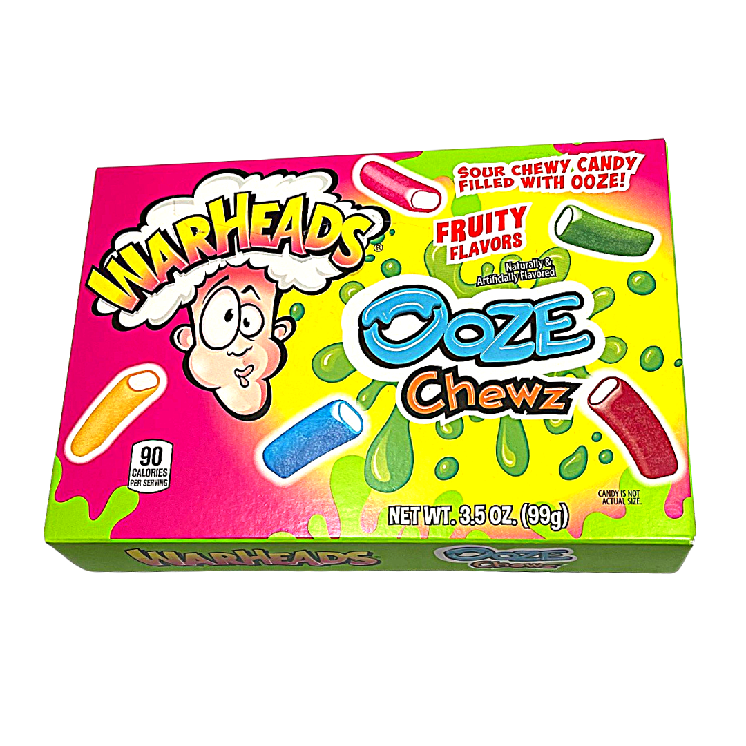 Warheads Ooze Chewz Candy Theatre Box (12 x 99g) – JDM Distributors Ltd