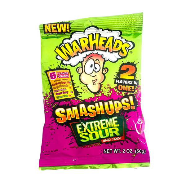 Warheads Smashups! Extreme Sour Hard Candy (12 x 56g)