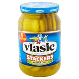 Vlasic Stackers Kosher Dill Pickle (6 x 473ml)
