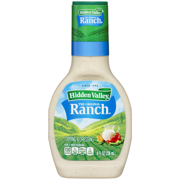 Hidden Valley Original Ranch Salad Dressing & Topping (12 x 236ml)