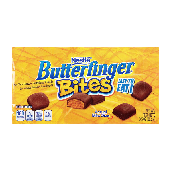 Nestle Butterfinger Bites On the Go Concession Box (9 x 99.2g)