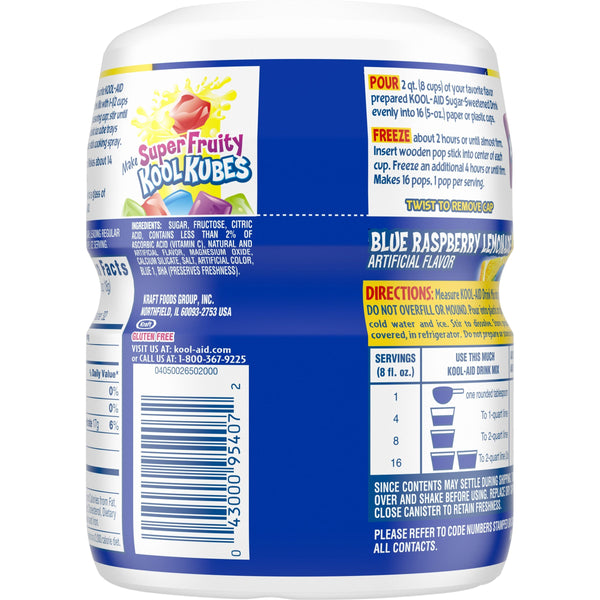 Kool-Aid Blue Raspberry Lemonade Drink Mix (12 x 538g)
