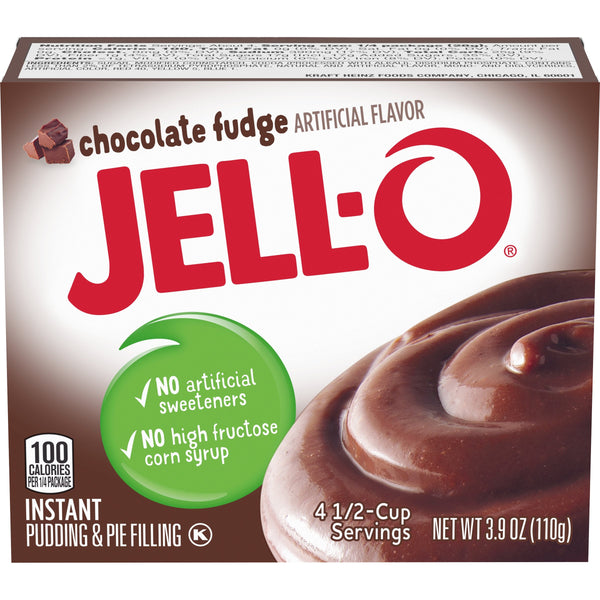 Jell-O Chocolate Fudge Instant Pudding & Pie Filling (24 x 96g)