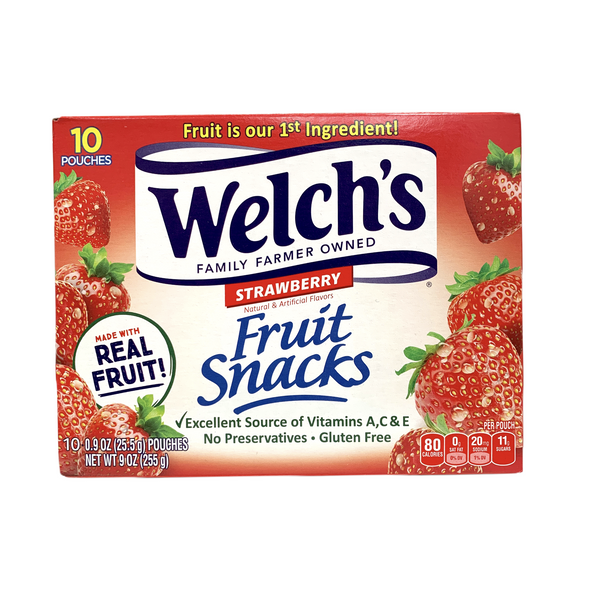 Welch's Fruit Snack Strawberry Box (8 x 227g)