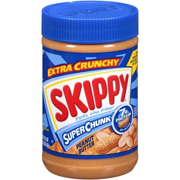 Skippy Extra Crunchy Super Chunk Peanut Butter (12 x 510g)