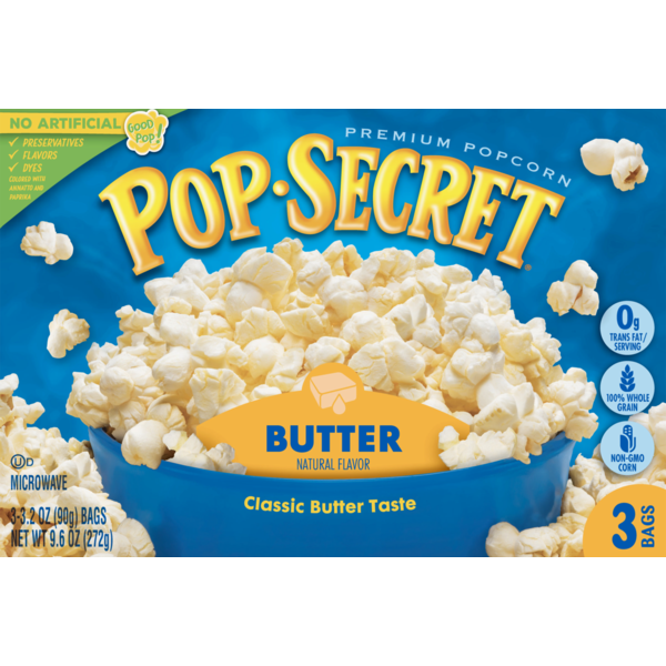 Pop Secret Butter Microwave Popcorn (6 x 272g)