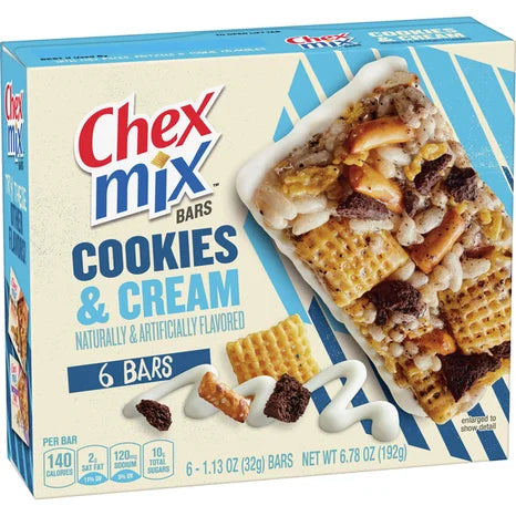 Chex Mix Cookies & Cream Bars(8 x 192g)