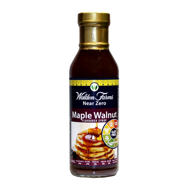 Walden Farms Near Zero Maple Walnut Flavoured Syrup (6 x 355ml)