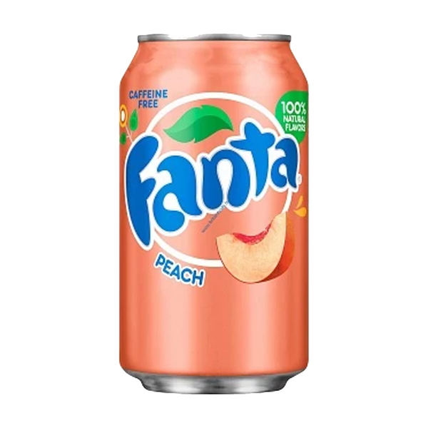 Fanta Peach Flavoured Soda (24 x 355ml)