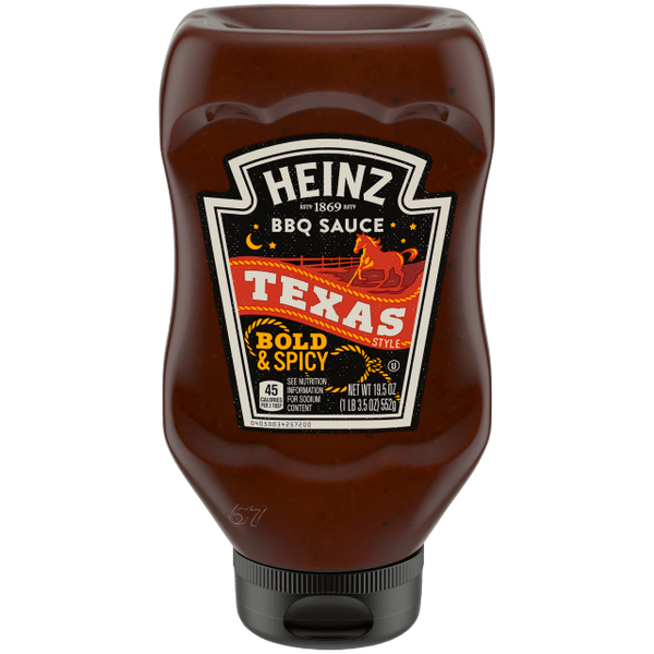Heinz Texas Bold & Spicy BBQ Sauce (6 x 552g)